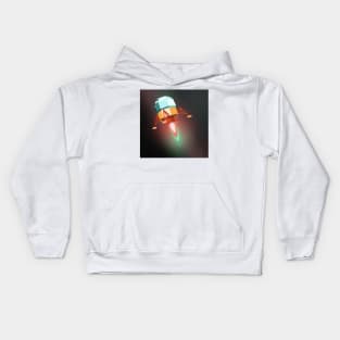 Apollo Lander Maneuvering Kids Hoodie